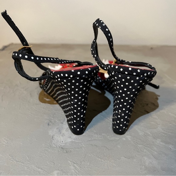 RAMÓN TENZA LADYBUG POLKA DOT WEDGE- Sz 8 - Picture 7 of 15